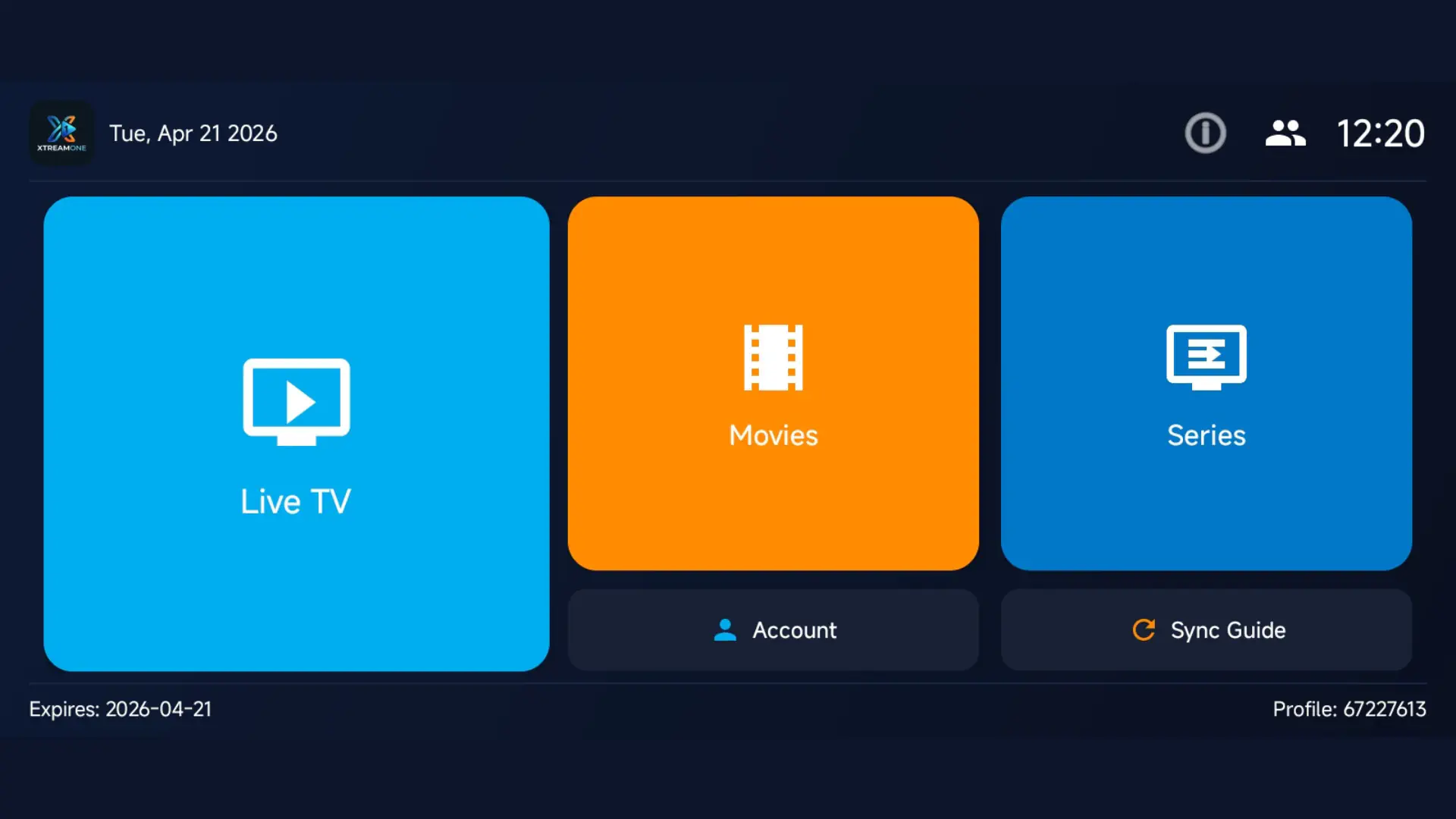 XtreamOne — Dashboard