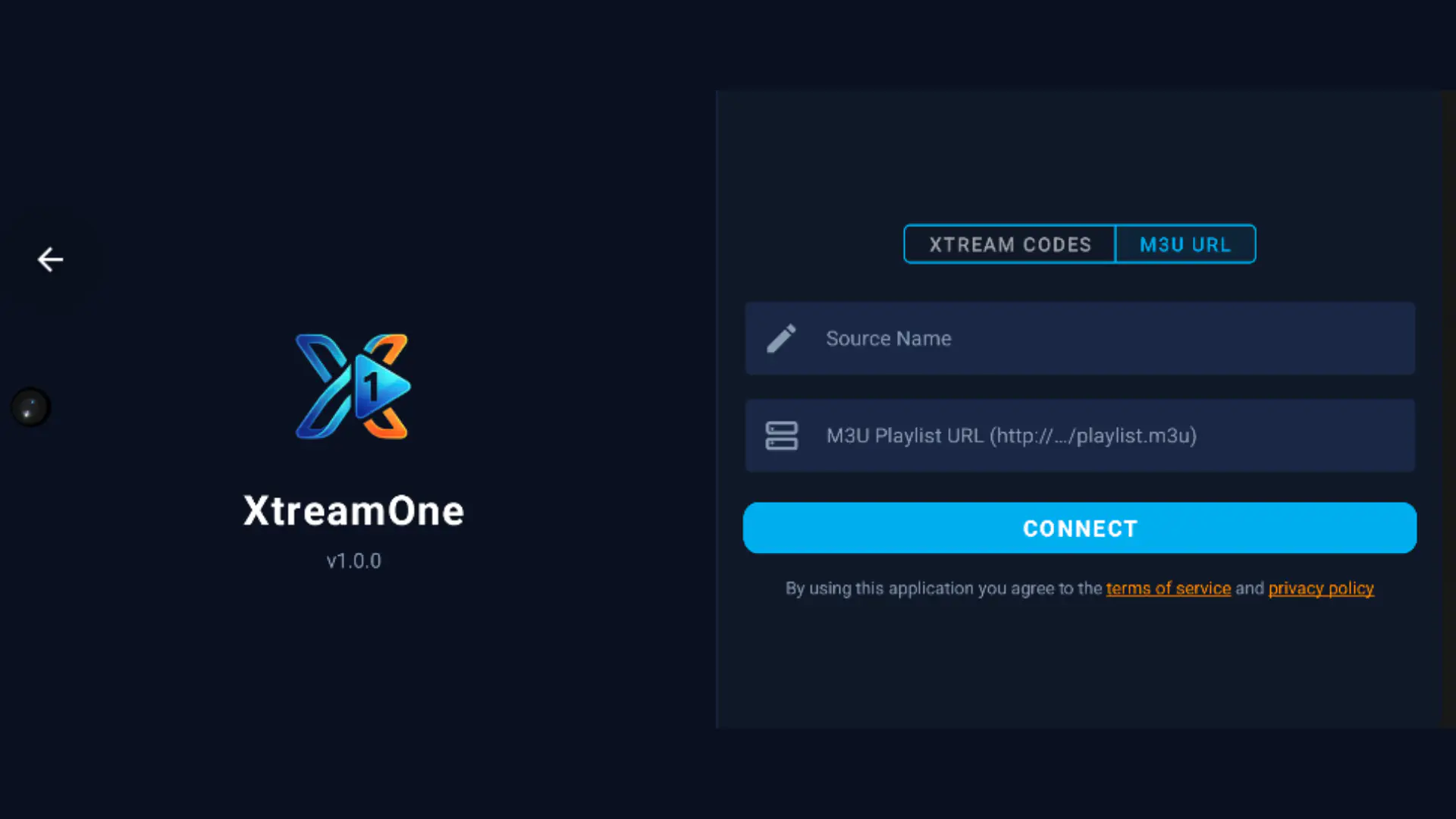 XtreamOne — M3U URL Upload